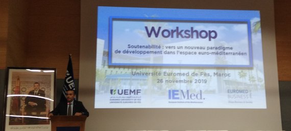 Sustainability: Towards a New Paradigm of Development in the Euro-Mediterranean Area, 26 November 2019, Fès, Morocco