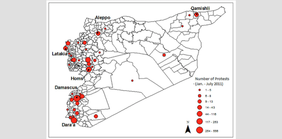 Climatic stress, internal migration, and Syrian civil war onset (article)