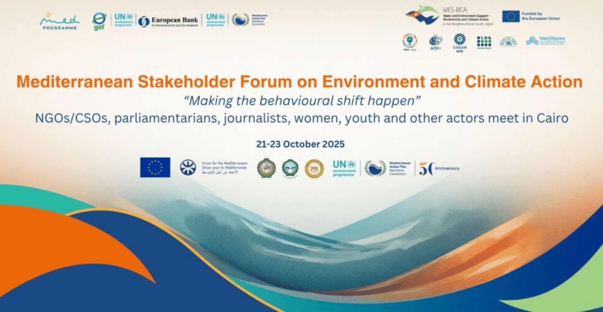 Read more about the article Mediterranean Stakeholder Forum on Environment and Climate Action: “Making the behavioural shift happen”